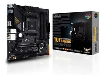 Placa Mãe Asus Tuf Gaming B550m Plus B550 Amd Am4 Matx Ddr4 Preto