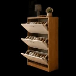 Sapateira Vertical com 3 Portas Basculantes