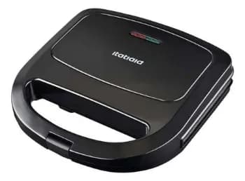 Sanduicheira E Grill Itatiaia Essencial 750w Preta Cor Preto