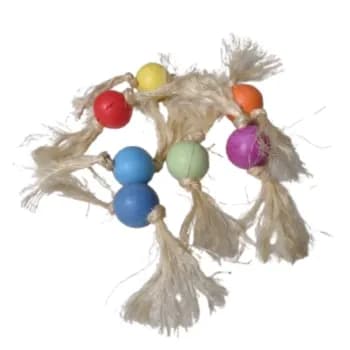 Kit Bolinha com sisal 10 PÇS para Gatos Bolinha pula interativa Gato