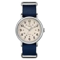 Relógio Timex TW2T29200 Weekender Azul/Creme