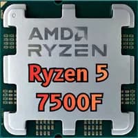 Processador AMD Ryzen 5 7500F, 6 Núcleos, Cache 99MB, AM5