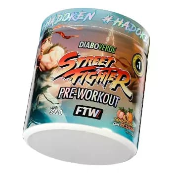 Pré-Treino DV Street Fighter FTW 300g Tangerina com Pêssego
