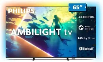 Smart Tv 65 " Philips 4k Ambilight 65pug8100/78 Titan Os Hdr10+ Dolby Atmos
