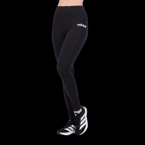 Calça Legging adidas Logo Linear Sj Feminina Preta
