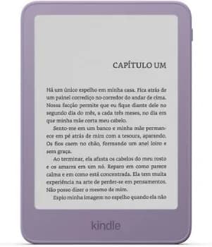 Amazon Kindle 16 GB (modelo mais recente), agora mais fino, mais leve e mais rápido, tela de 6", Cor Roxo ube