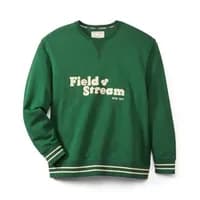 Moletom Field & Stream Masculina French Terry Verde Campo
