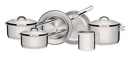 Jogo de Panelas Aço Inox 6 peças Solar