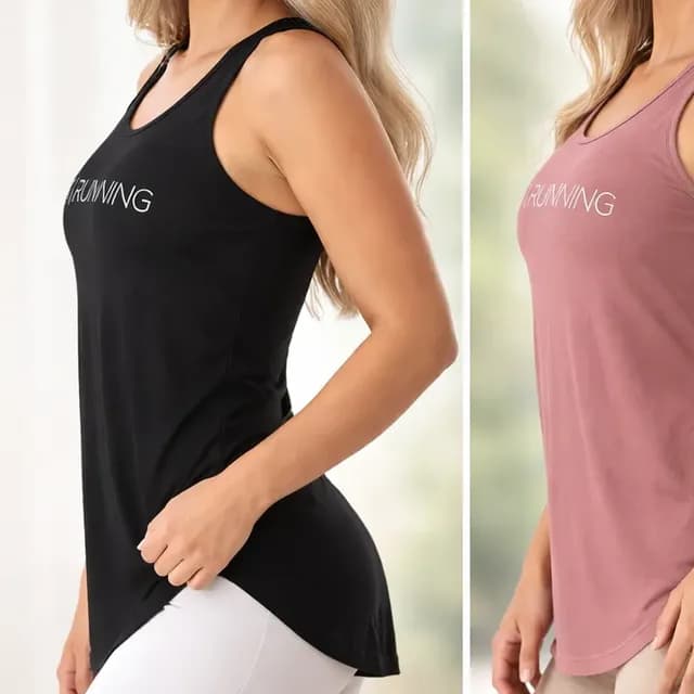 Kit 2 Camisetas Feminina Running Sallada Mista Preto/marrom