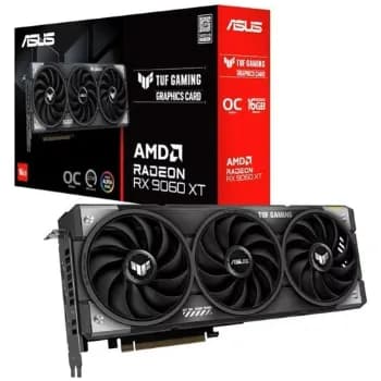 Placa de Vídeo Asus AMD Radeon RX 9060 XT TUF Gaming OC, 16GB, GDDR6, FSR, Ray Tracing