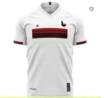 Camisa Rubro Negro Contempor Eurodry Rinno Class Original Futebol Branco