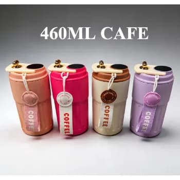 Copo Térmico 460ml com Tampa Vedada diversas cores
