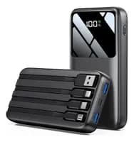 Power Bank 20000mAh Carregador Portátil Turbo
