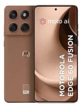 Smartphone Motorola Edge 60 Fusion 5G - 256GB 8GB RAM+16GB Ram Boost, Tela Quad-Curve moto AI 50MP Sony Camera ultrarresistencia militar IP68 + IP69 - Mocha Mousse