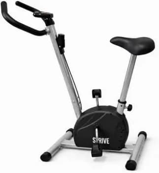 Bicicleta Ergométrica Vertical Strive Q10 com Painel Digital, Ajuste de Intensidade, Silenciosa e Compacta para Casa
