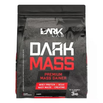 Suplemento em pó Dark Lab Carboidratos Dark Mass 3kg sabor Baunilha