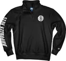 Moletom NBA Blue 84 com Zíper Manga Preta Brooklyn Nets GG
