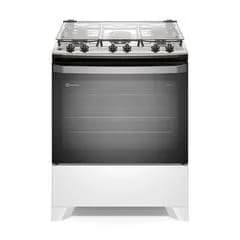Fogão 5 Bocas Electrolux Branco Efficient Com Mesa Inox, Perfectcook E Vaporbake (fe5ib) - Bivolt