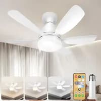 Ventilador Luminária Bivolt Controle Remoto