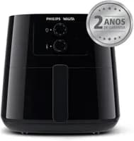 Fritadeira Airfryer Série 3000, Philips Walita, com 6.2L de capacidade, Preta, 2000W, 220v