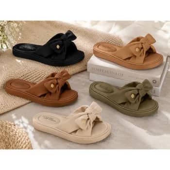 Chinelo Modare Slide Laço UltraConforto (Tam. 34 ao 39, Diversas cores)