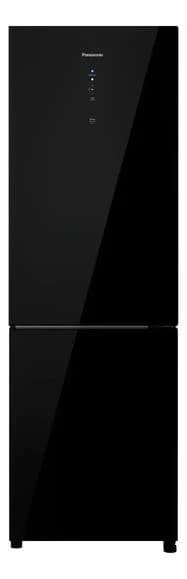 Refrigerador Panasonic 407l Black Glass Nr-bb41gv2b Preto