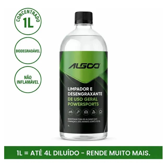 Desengraxante Algoo Powersports Concentrado 1l Multiuso Bike