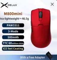 Mouse Delux M800 mini Sem Fio Paw3311
