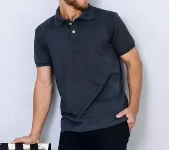 Kit 2 Camisa Gola Polo Masculina Básica Piquet Camiseta
