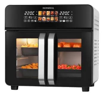 Air Fryer Forno 25l French Door Mondial - Afdo-25l-fd
