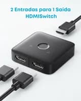 Switch Anker HDMI 4K 60Hz, Splitter 2 em 1