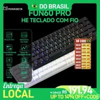 Teclado Mecânico Akko MonsGeek FUN60 Pro 60% USB-C
