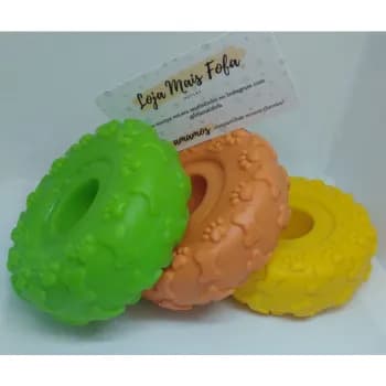 Brinquedo Pet Pneu de Borracha, Brinquedo Pneu , Brinquedo mordedor, Pneu para cachorros, Brinquedo Anti Stress, Brinquedo Interativo