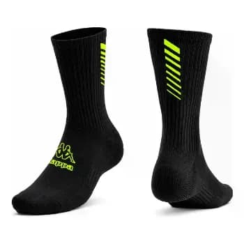 Meia Kappa Esportiva Next Corrida Poliamida Original Preto-verde 34-38
