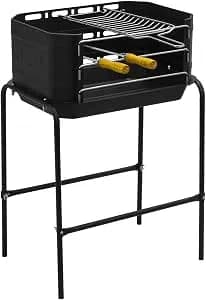 Churrasqueira Portátil Móvel Pro Tork Grill Machine Com Grelha + Espetos