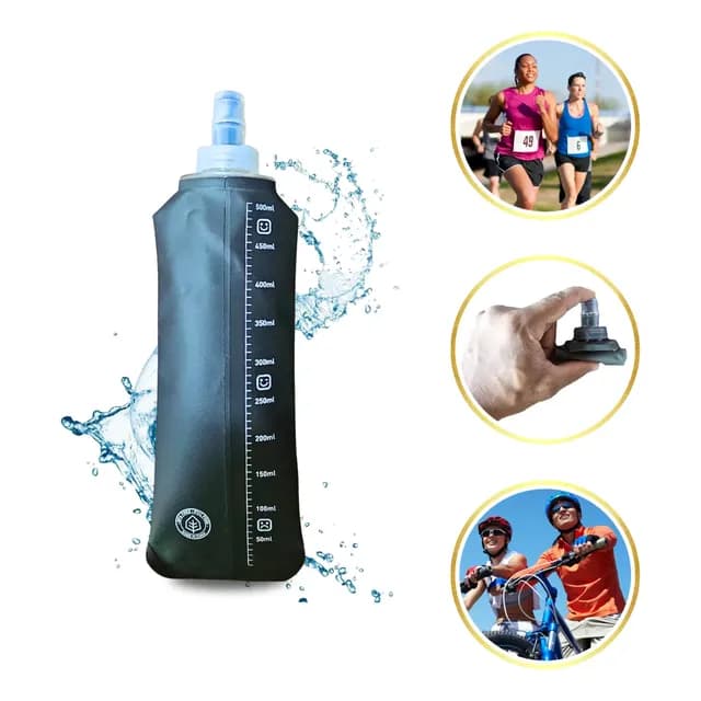 Garrafa Squeeze Mole Soft Flask 500ml Corrida E Bike