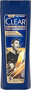 Clear Men Sports Shampoo Anticaspa Limpeza Profunda 400ml