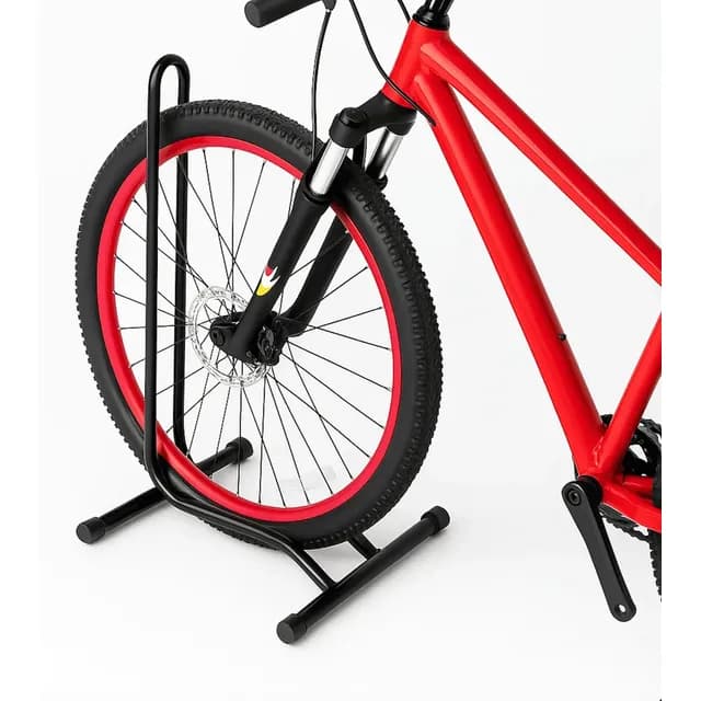 Bicicletario Suporte De Chao Para Bicicleta Aro 20 A 29 Organizador Bike Mtb Speed Estacionamento Garagem Oficina Residencial Preto