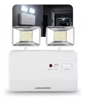 Luminária De Emergência Led 2200 Lumens 20w Potente Forte Profissional Recarregável 127/220v Bivolt 6h