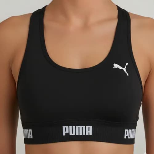 Top Puma Academia Alta Sustentação Fitness Feminino Original