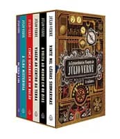 Livro, As extraordinárias viagens de Júlio Verne, Box com x6 livros