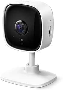 TP-Link Tapo C100 Câmera de Segurança Wi-Fi Interna Full HD 1080p, Visão Noturna até 9 m, Detecção de Movimento, Áudio Bidirecional, Alarme, ONVIF, Alexa e MicroSD até 512 GB