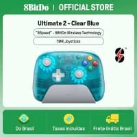 Controle 8BitDo Ultimate 2 sem Fio 2.4G para PC e Android, com Joysticks TMR