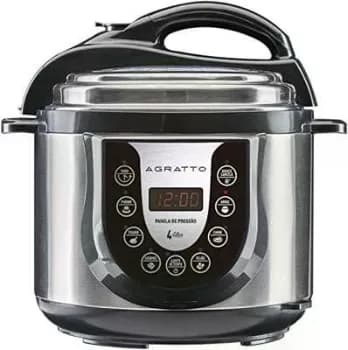 Panela de Pressão Eletrônica Ped-01 127v/60hz Agratto, 3878, Inox