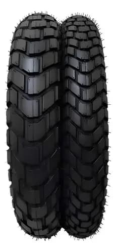 Kit Pneu Moto Honda Bros 150/160 Modelo 110/90-17 + 90/90-19