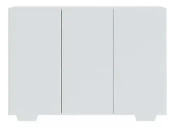Aparador Buffet 3 Portas Veneza Multimóveis V1010 Cor Branco
