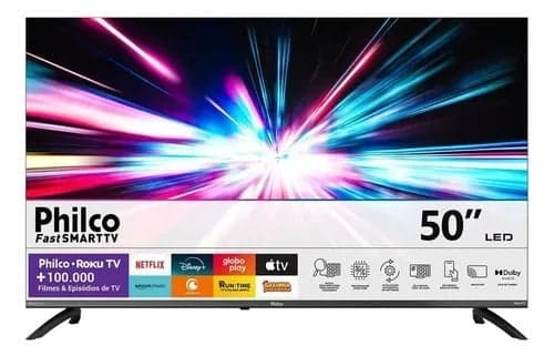 Smart Tv Philco 50 P50vik 4k Uhd Led Roku Dolby Audio Wi-fi Hdr10 110/220v