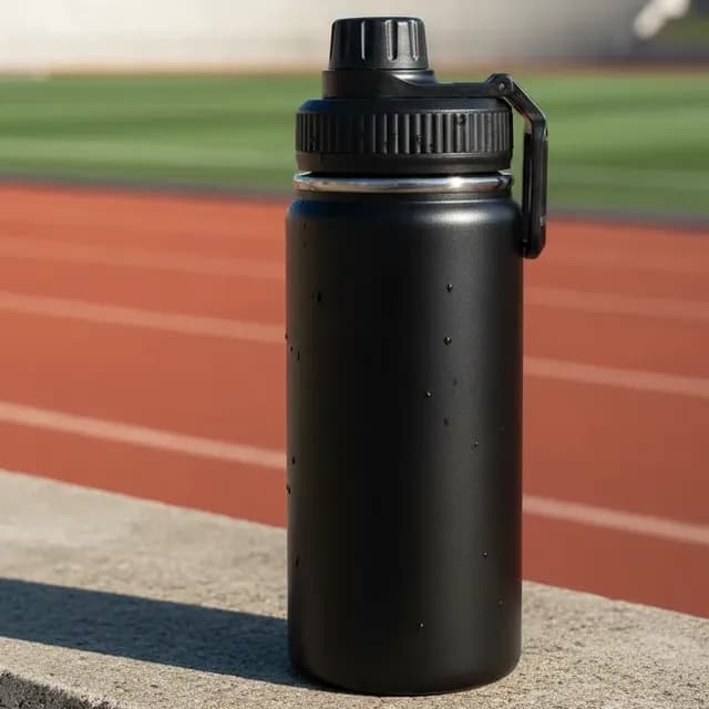 Garrafa Térmica 550ml Água Academia, Corrida, Esporte Inox