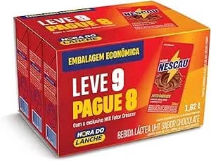 Nescau Bebida Láctea 180ml caixa com 9 unidades