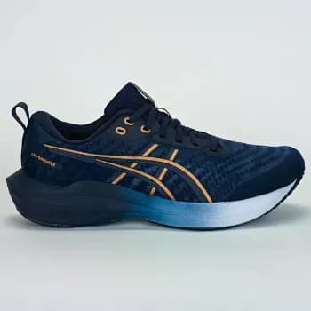 Tênis Masculino Asics Gel-shogun 8 Caminhada Corrida Marinho/cobre 43 Br